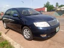 A picture of 2004 Toyota Corolla going for 1 6m slightly negotiable Nothing
