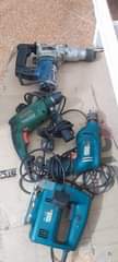 A picture of Jigsaw drill circular saw heat gun