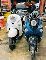 A picture of Clean tokubo Honda Dio af56 automatic scooter Honda today mini