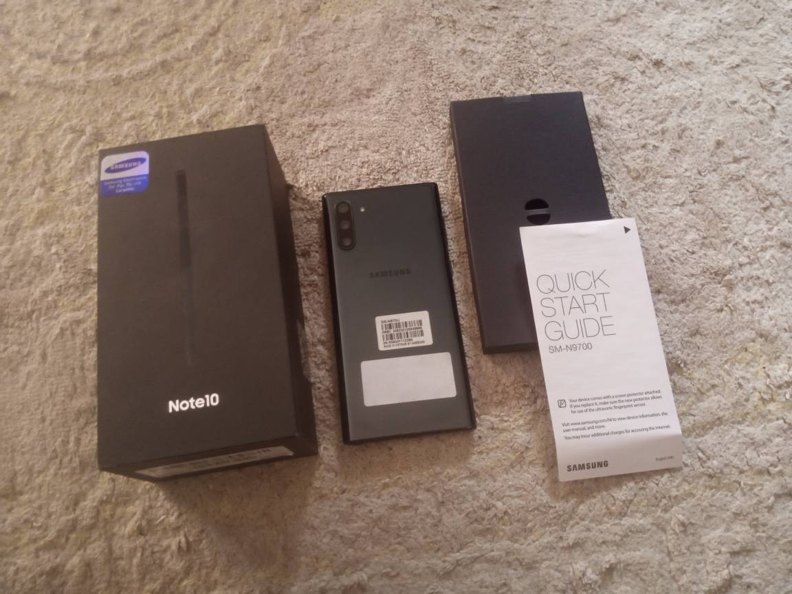 A picture of Samsung galaxy note 10