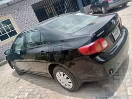 A picture of 2010 Corolla with silent engine sharp gear and chilling ac