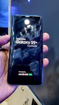 A picture of Samsung galaxy S9 plus
