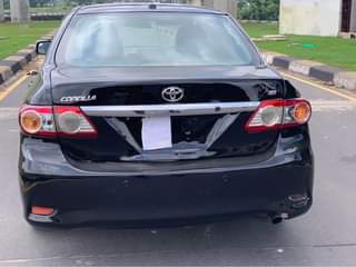 A picture of Toyota Corolla 2010 upgraded to 2012