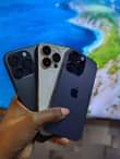 A picture of IPhones