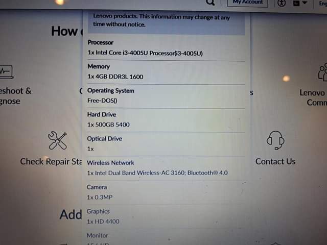 lenovo laptop