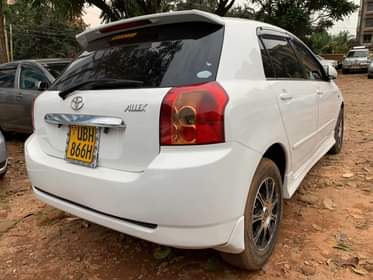 A picture of Toyota Allex Model 2006 Engine 1.5cc Price 27M ........................................................... 0709788048