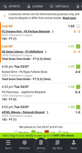 A picture of Click the link below for Payment After winning https wa