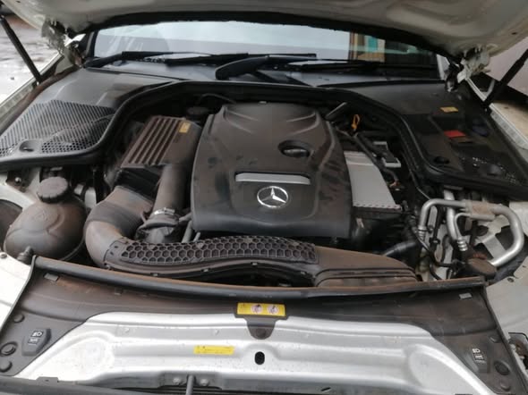 A picture of Benz c200 model 2018 for sale