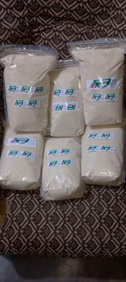 A picture of Ehigie Refined well dried and crunchy sour Garri
