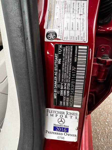 A picture of 2015 MODEL Mercedes Benz E350 09033519492