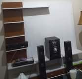 A picture of Tv mount and stand