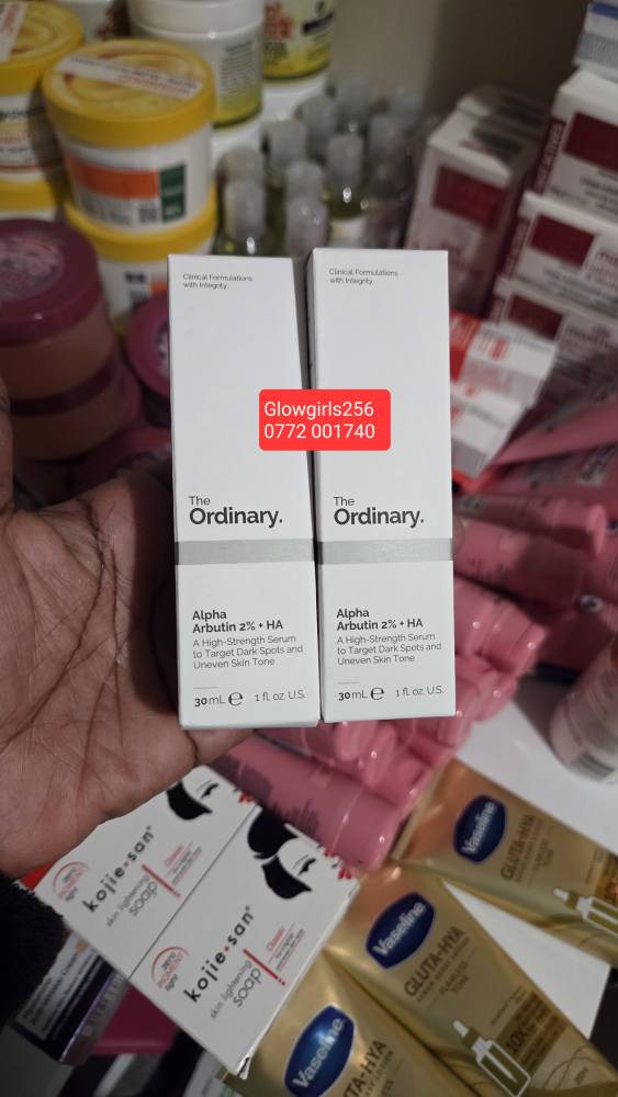 A picture of UK sourced skincare products