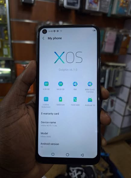 A picture of Infinix Note 7 lite 64gb