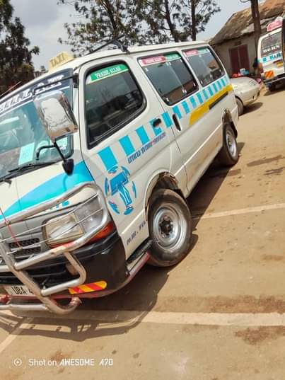 A picture of Kigege taxi hiace drone