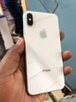 A picture of IPhone X with 64GB Storage in good condition on sale