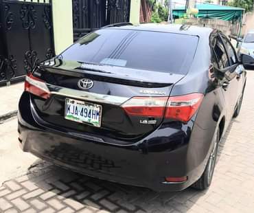 A picture of 2016 Corolla bought brand new08067467747