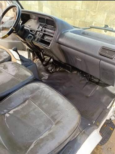 A picture of Toyota hiace bus fuel engine and neatly flashed it was
