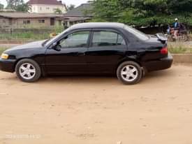 A picture of Registered Toyota Corolla 2001 model 1 9m Clean interior and