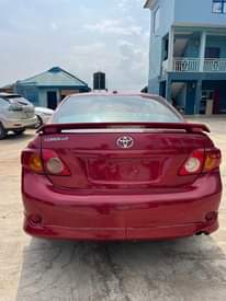 A picture of Registered Toyota Corolla sport 09 engine AC and gear in
