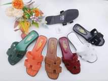 A picture of Beautiful leather slippers