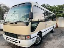 A picture of Toyota coaster