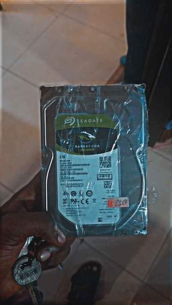 A picture of 2TB hard drives for sell in stock