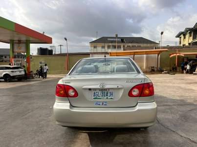 A picture of Reg Toyota Corolla