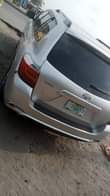 A picture of Toyota Highlander 2008 model neatly used everything is working perfectly