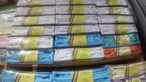 A picture of King size bedsheets available in stock