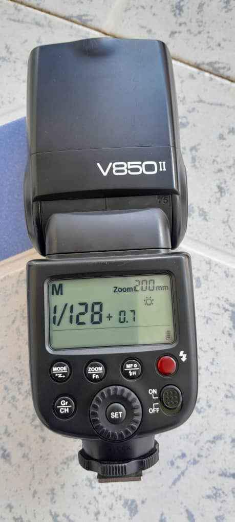 A picture of Godox speedlight
