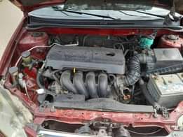 A picture of HOTTEST DEAL THESE CHRISTMAS Toyota corolla 2005 model Engine super