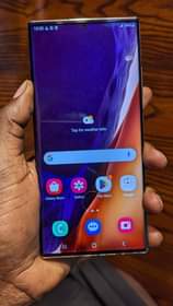 A picture of Uk used Samsung Note 20 ultra 256gb storage 12gb ram