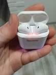 A picture of Bluetooth airpods Og 15000 tu call 0624 088 380