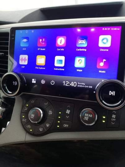 A picture of Car android system