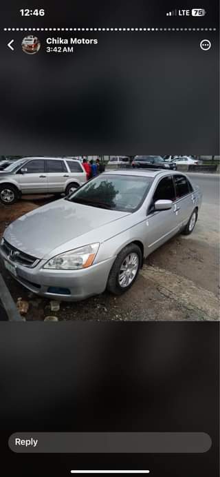A picture of Honda Accord 2007 model