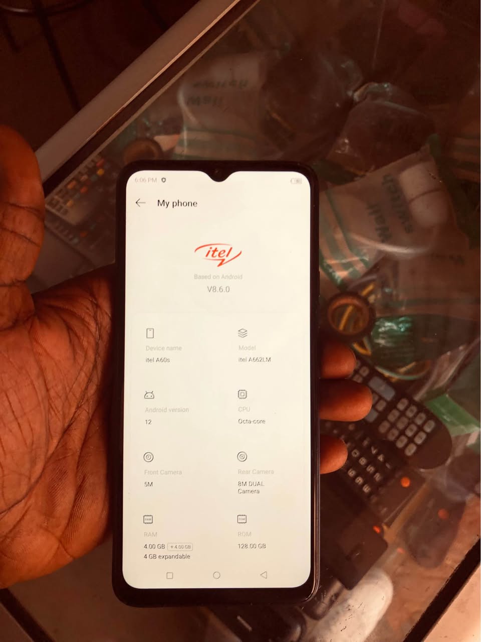 A picture of Itel A60s