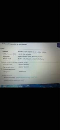 A picture of Laptop hp