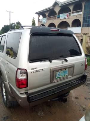 A picture of Toyota 4 runner with good engine gear and AC chilling