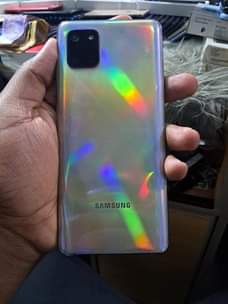 A picture of GALAXY NOTE 10 LITE AT 580K...SWAPS ALLOWED