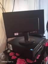 A picture of Hewlett Packard. desktop safi mashine ya kazi