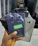 A picture of Samsung Galaxy phones Note S A M Z Flip Fold