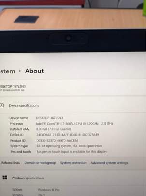 A picture of HP EliteBook 830 G6