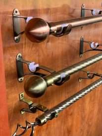 A picture of Curtains and rods