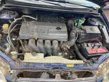 A picture of super distress Toyota Corolla sport 2004 model everything working perfectly