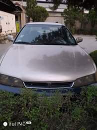 A picture of Honda bulldog 1998 model painted on first body Engine and