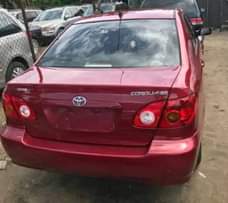 A picture of TOKUNBO Toyota Corolla YEAR MODEL 2008 TRANSMISSION Automatic CONDITION Buy