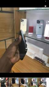 A picture of Iphone 12promax 256gb 84 bh Face ID active