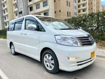A picture of NEW STOCKIN TOWN TOYOTA ALPHARD CHASIS Car in a very