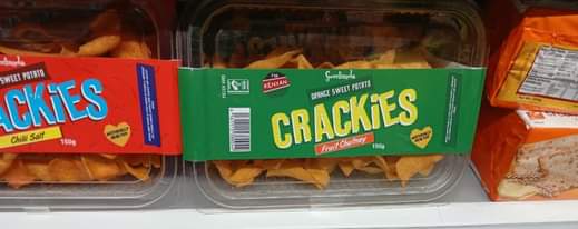 A picture of Orange sweet potato crips