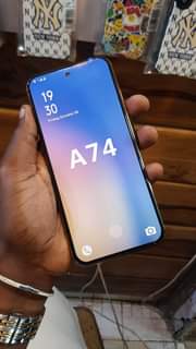 A picture of Samsung A74